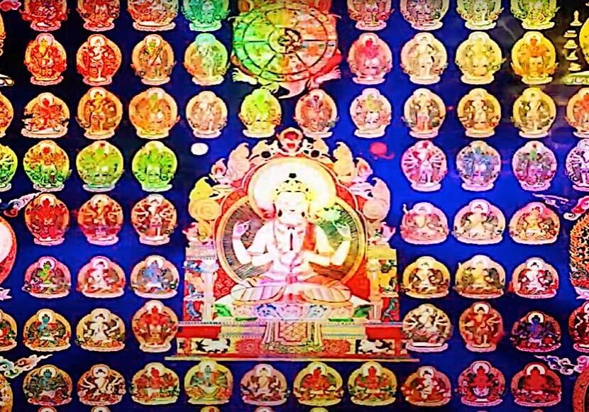 Buddha-Weekly-108 forms of Avalokiteshvara feature image from YouTube video-Buddhism The 108 Forms of Avalokiteshvara (from video embedded in feature.)