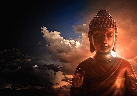 Buddha-Weekly-Buddha nature like the sun emerging from the clouds-Buddhism Buddha Nature is often described as the sun behind the clouds. The sun is always there, even if you can't see it. But when the visual obstruction disappears, the sun shines.