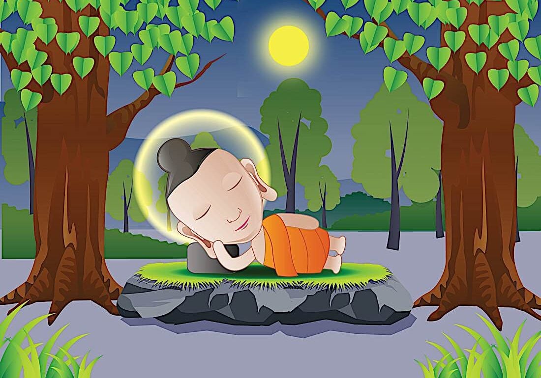 Buddha-Weekly-buddha sleeping forest-Buddhism Buddha-Weekly-buddha sleeping forest-Buddhism