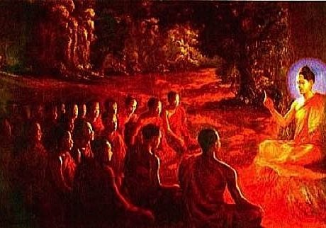 Buddha-Weekly-buddha_teaching at night-Buddhism Buddha teaching.