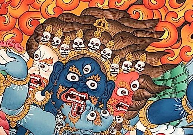 Buddha-Weekly-Feature image Vajrakilaya close up-Buddhism Vajrakilaya close up feature image.