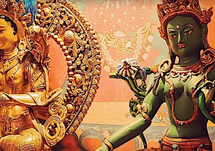Buddha-Weekly-Green Tara feature-Buddhism Tara on an altar.