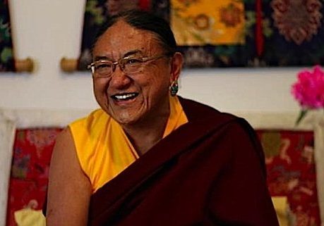 Buddha-Weekly-His-Holiness-Sakya-Trizin-2-Buddhism His Holiness Sakya Trizin enjoys a good laugh.