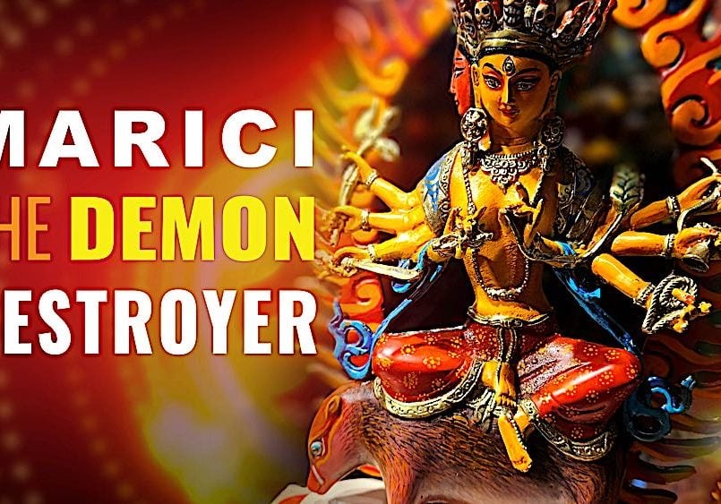 Buddha-Weekly-Marici slayer of demons movie thumbnail-Buddhism Marichi The Demon Slayer aspect of Tara video.