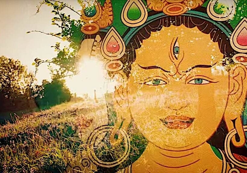 Buddha-Weekly-Meeting Parnashavari in the Forest-Buddhism Parnashavari appears in the forest. This is a visualize scene in Buddha Weekly's Parnashavari Mantra visualization video. Reader Adrian had two visualized experiences after watching this video and meditating on the mantra.