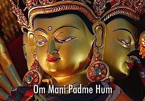 Buddha-Weekly-Om Mani Padme Hum Mantra chanted Yoko Dharma mantra of Chenrezig-Buddhism Om Mani Padme Hum, the great compassion mantra of Avalokiteshvara.