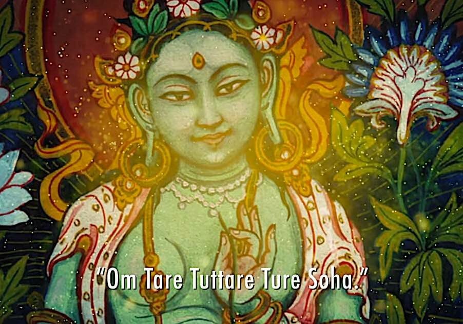 Buddha-Weekly-Om Tare Tuttare Ture Soha Buddha Weekly-Buddhism Om Tare Tuttare Ture Soha is Green Tara's mantra. Green Tara is the rescuer, the mother of all the Buddhas and of all beings — Wisdom is mother — and she is known for her quick action on behalf of those who call her name for help.