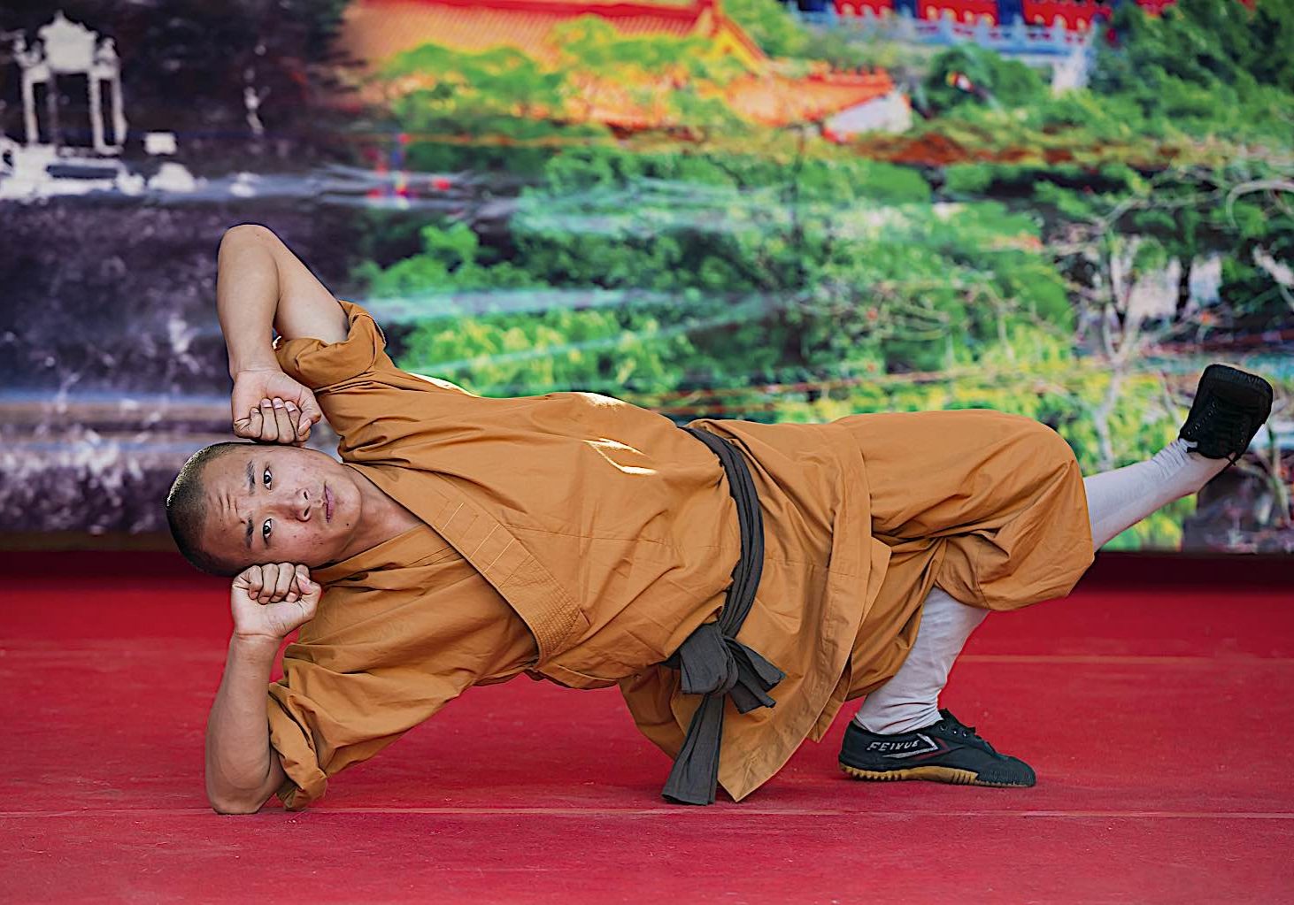Buddha-Weekly-Shaolin Monk dreamstime_l_47097328-Buddhism Shaolin Kung Fu is actually a "yoga" or meditation practice, in Buddhism, not just a defensive art.