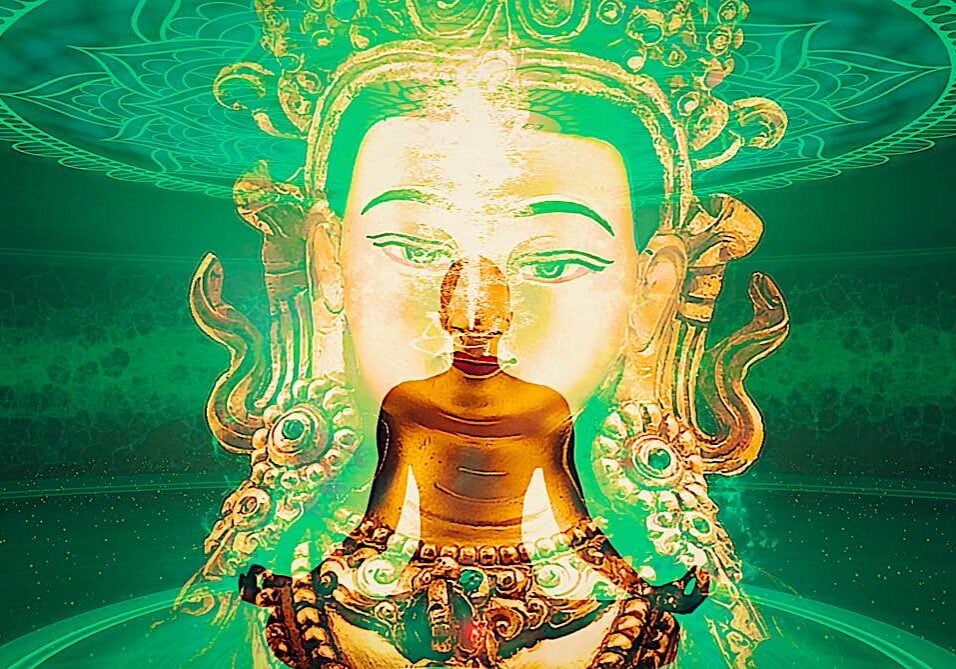 Buddha-Weekly-Vajrasattva visualization-Buddhism From Buddha Weekly's Vajrasattva visualization video (embedded below) — one of the many "yogas" we engage in with our Yidam practice is self-generation as our chosen Buddha form.