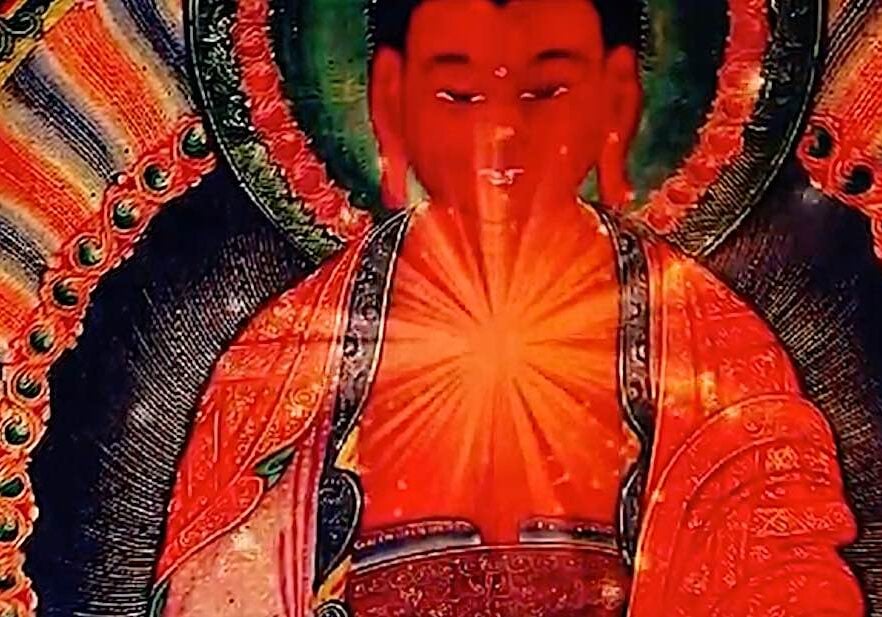 Buddha-Weekly-Visualizing light coming from Amitabha's heart-Buddhism Visualizing light coming from the heart of Amitbaha Budha as a practice, then entering our body.