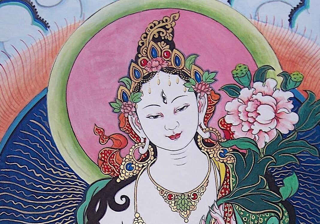 Buddha-Weekly-White Tara feature image horizontal-Buddhism White Tara, Mother of the Wisdom of the Buddhas.