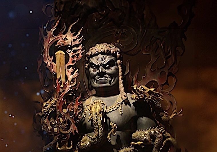 Buddha-Weekly-Wrathful Achala Fudo Myoo is supreme compassionate help-Buddhism