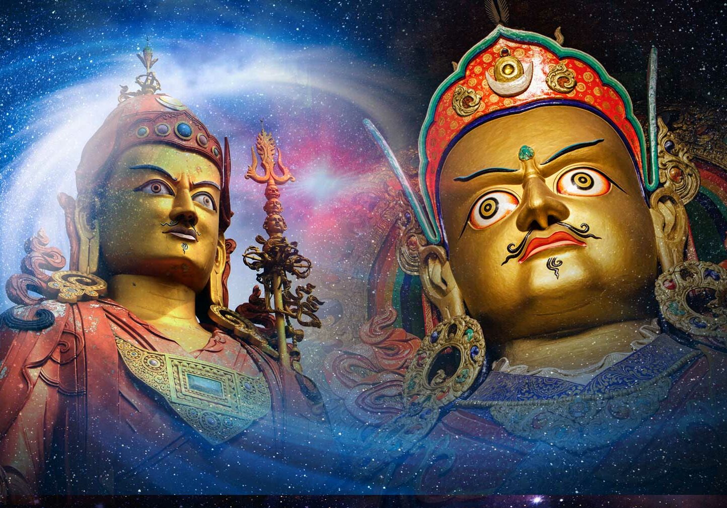 Padmasambhava-cosmic-Guru-Rinpoche-Quantum-Energy-Buddha-Weekly Guru Rinpoche, the Quantum Buddha. Padmasambhava's eight emanations represent eight Quantum energies.